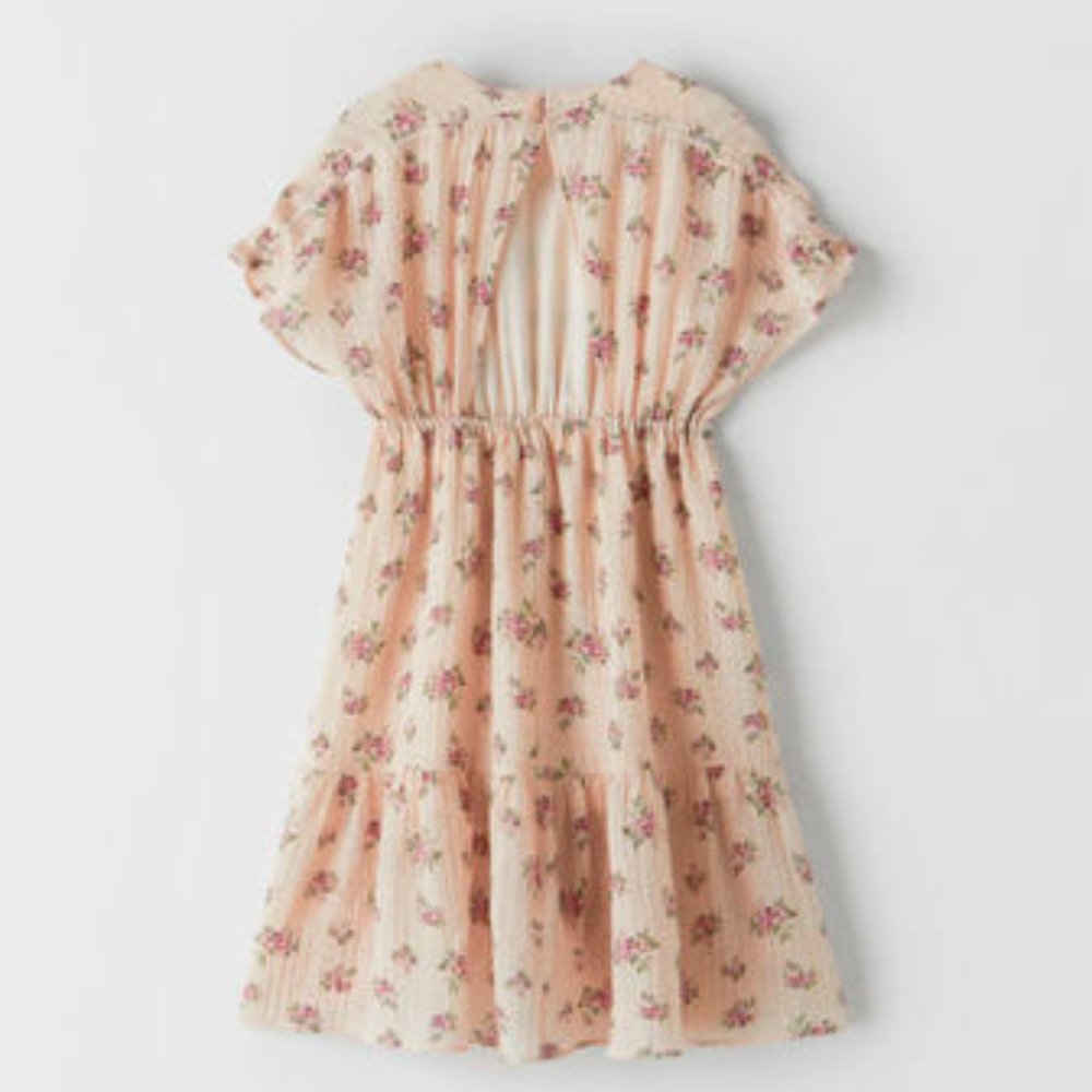 Zara Girls Floral Dress 7 10